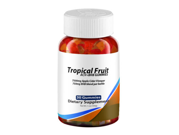 Tropical Fruit ACV+BHB Gummies - 1 Bottle